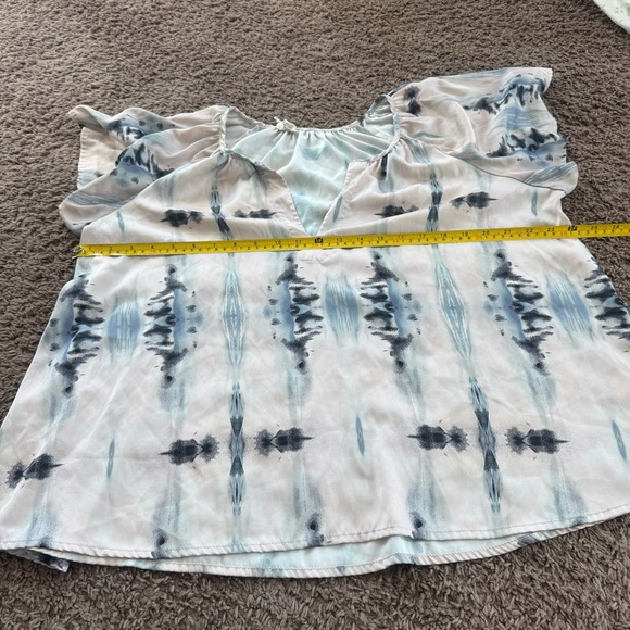 Anthropologie Lilka Watercolor Dreams Satin Sleep Top Size XL - Picture 8 of 11